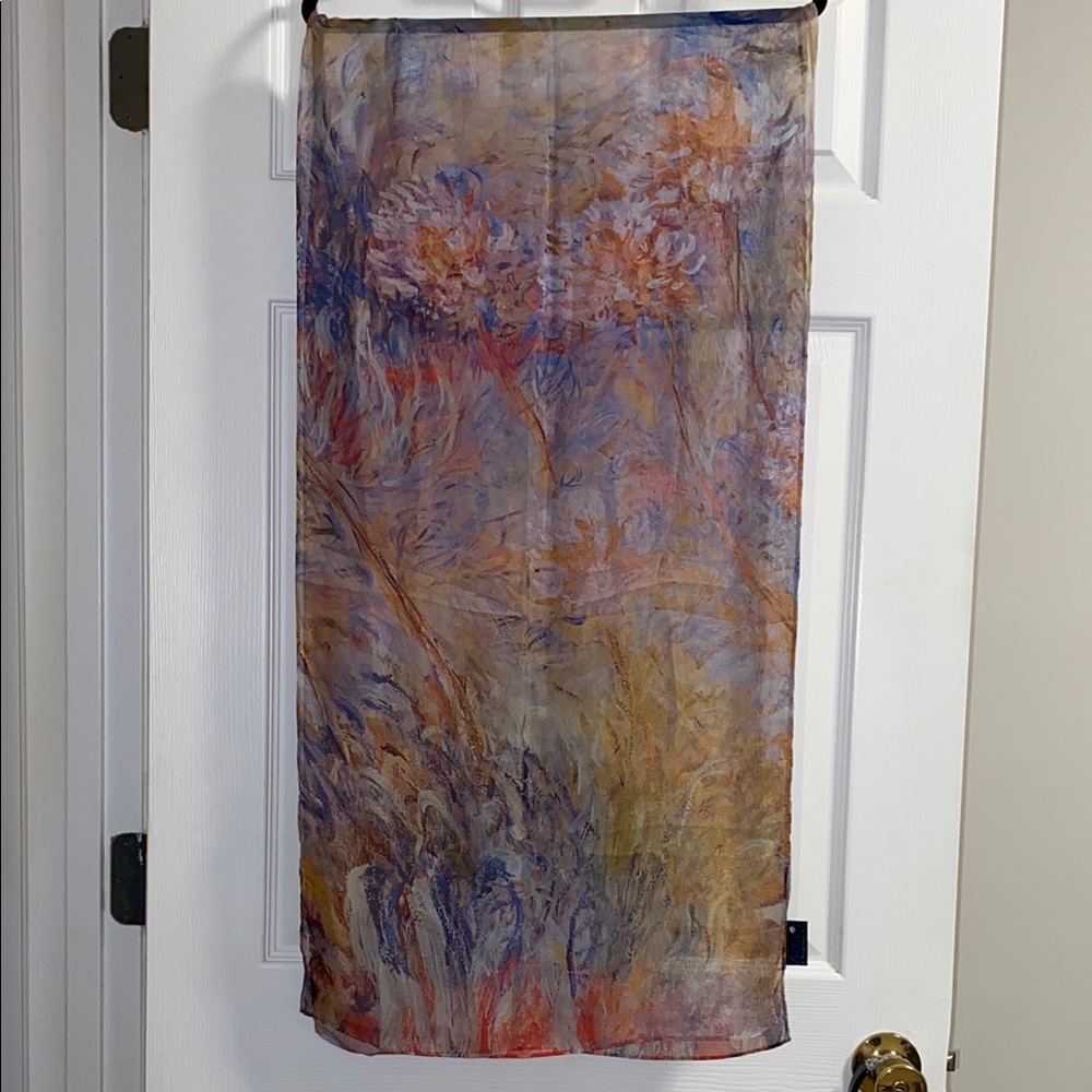 Galleria Enterprises, Inc. Multicolor Artistic Scarf